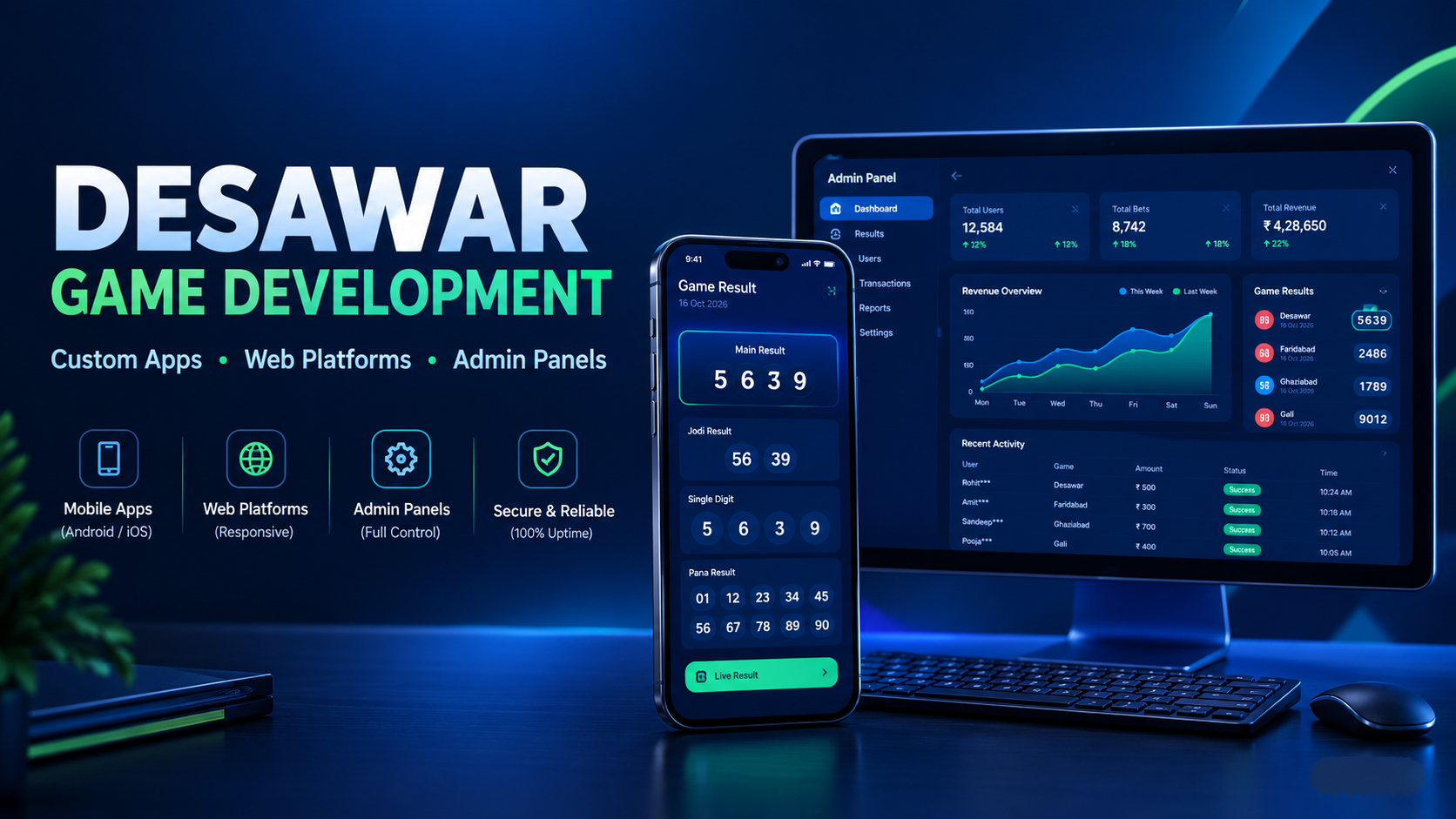Desawar Game Developer in Delhi | Matka Development — blog cover image